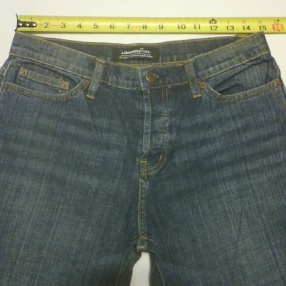 London Jean Premium Quality Stretch Denim Blue Jeans Button Fly Bootcut Sz 6 - Picture 2 of 9